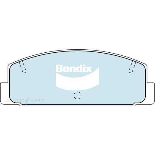 Bendix Ceramic Rear Brake Pads - DB417-GCT