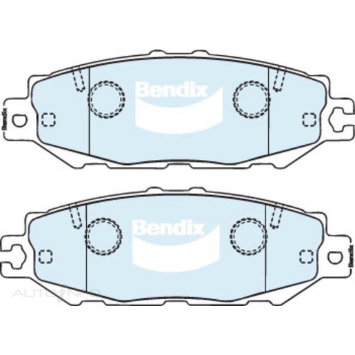 Bendix Ceramic Rear Brake Pads - DB1420-GCT