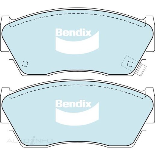 Bendix Front Brake Pads - DB1210-GCT