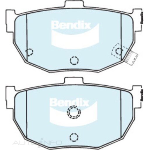 Bendix Rear Brake Pads - DB1174-GCT