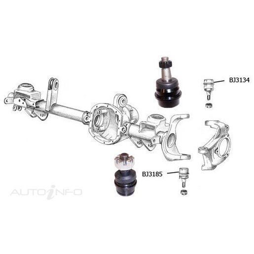 Protex Ball Joint - Front Upper - BJ3134