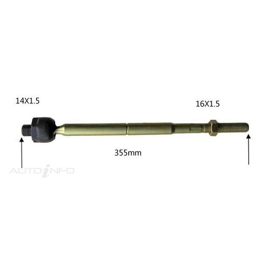 Protex Steering Rack End - RE954