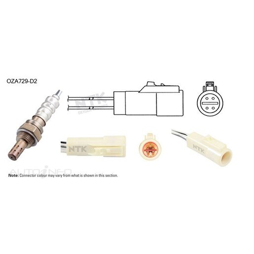 NTK Oxygen/Lambda Sensor - OZA729-D2