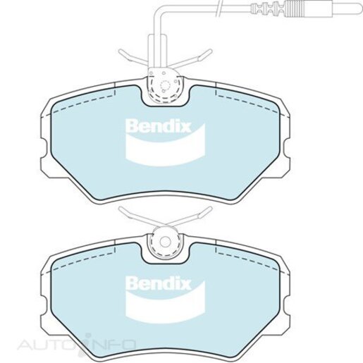 Bendix Ceramic Front Brake Pads - DB1258-GCT