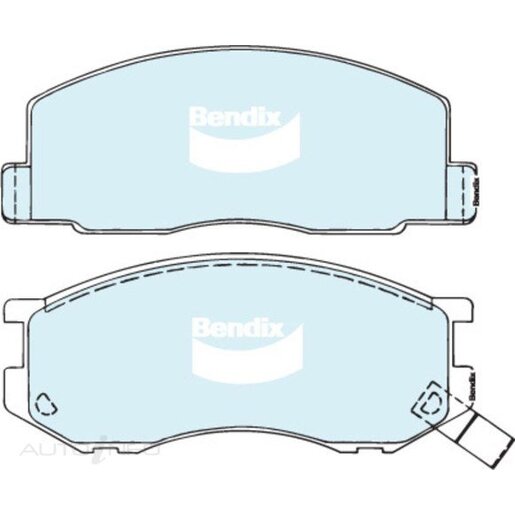 Bendix Front Brake Pads - DB522-GCT