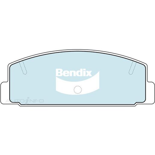 Bendix Ceramic Rear Brake Pads - DB1760-GCT