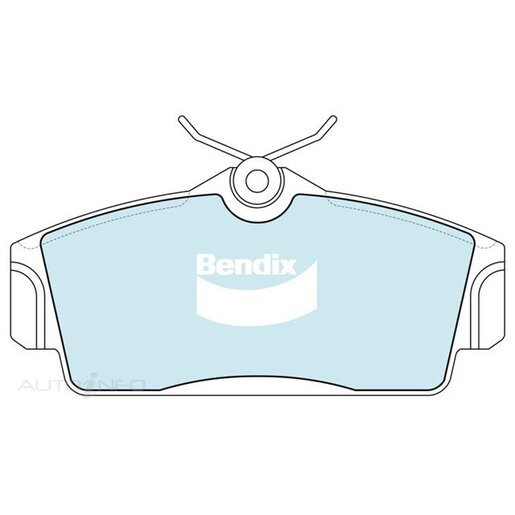 Bendix Ceramic Front Brake Pads - DB1761-GCT