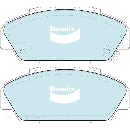 Bendix Front Brake Pads - DB1279-GCT