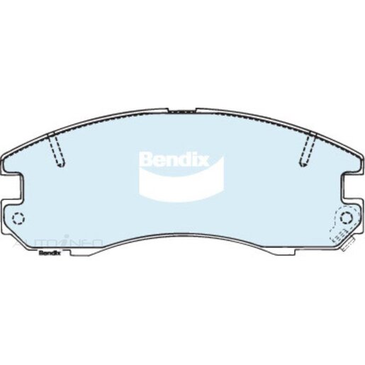 Bendix Front Brake Pads - DB1181-GCT