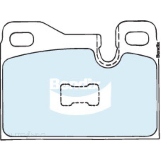 Bendix Rear Brake Pads - DB166-GCT