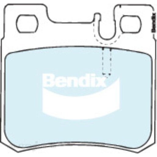 Bendix Ceramic Rear Brake Pads - DB1321-GCT