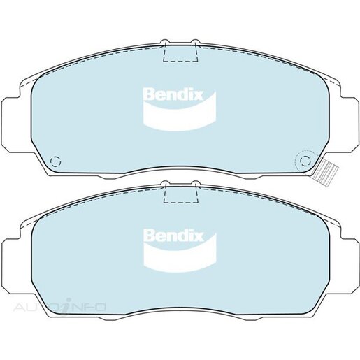 Bendix Ceramic Front Brake Pads - DB1393-GCT