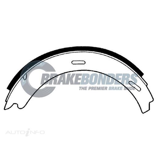 Brake Bonders Parking Brake Shoe - N1723