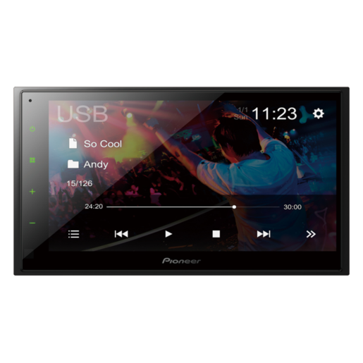 Pioneer 6.8" AV Head Unit Digital Media Receiver With Bluetooth - DMHA345BT