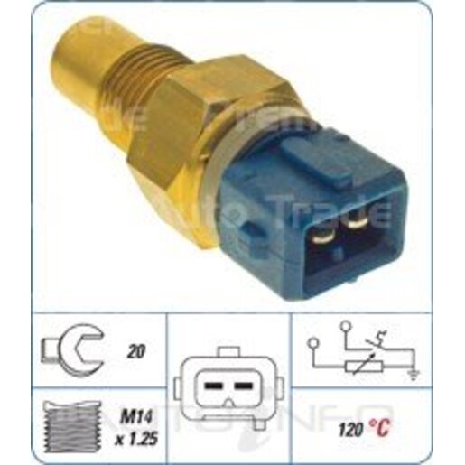 PAT Premium Engine Coolant Temp Gauge Sender - WTS-039