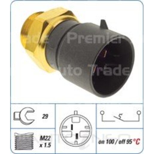 PAT Premium Engine Coolant Fan Temperature Switch - CFS-029