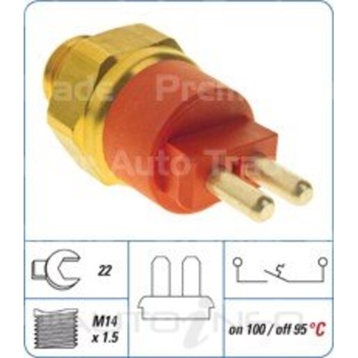 PAT Premium Engine Coolant Fan Temperature Switch - CFS-032