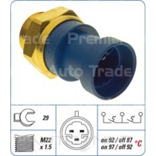 PAT Premium Engine Coolant Fan Temperature Switch - CFS-041