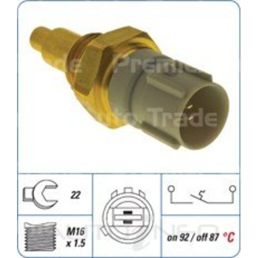 PAT Premium Engine Coolant Fan Temperature Switch - CFS-058