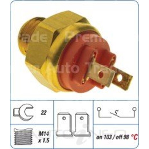 PAT Premium Engine Coolant Fan Temperature Switch - CFS-059