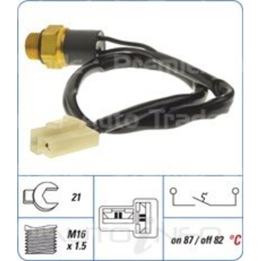 PAT Premium Engine Coolant Fan Temperature Switch - CFS-075