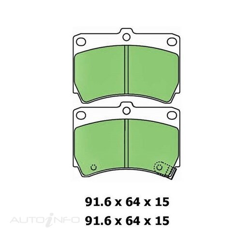 Protex Ultra Select Front Brake Pads - CDB1158M