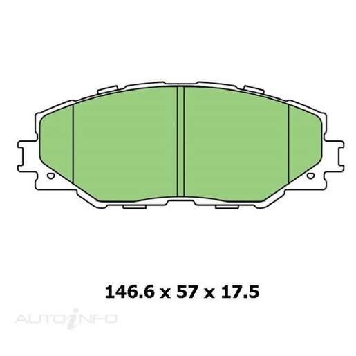 Protex Ultra Select Front Brake Pads - CDB3105M