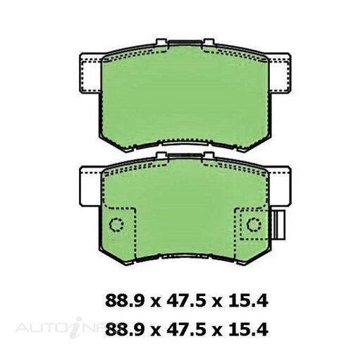 Protex Ultra 4WD Ceramic Plus Rear Brake Pads - DB1230UP