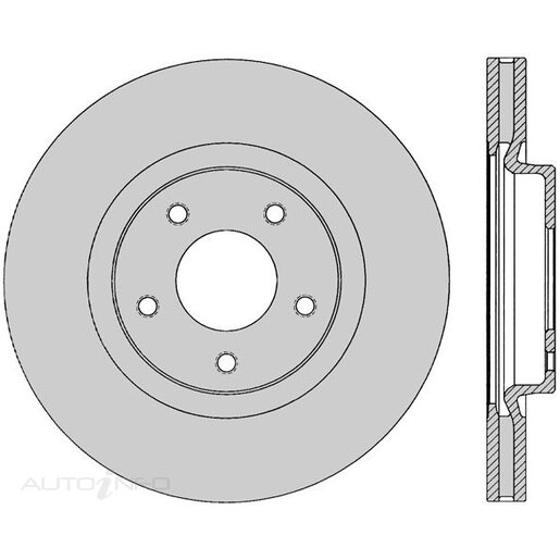 Protex Ultra Front Disc Rotor - DR12313