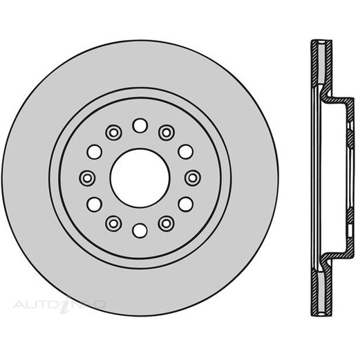 Protex Ultra Rear Disc Rotor -  DR1266