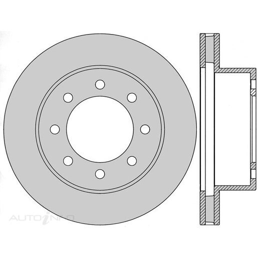 Protex Ultra Front Disc Rotor - DR12951