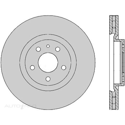 Protex Ultra Select Disc Rotor - Front - SDR12002