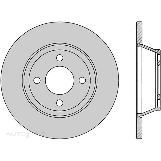 Protex Ultra Select Front Rotor - SDR12008