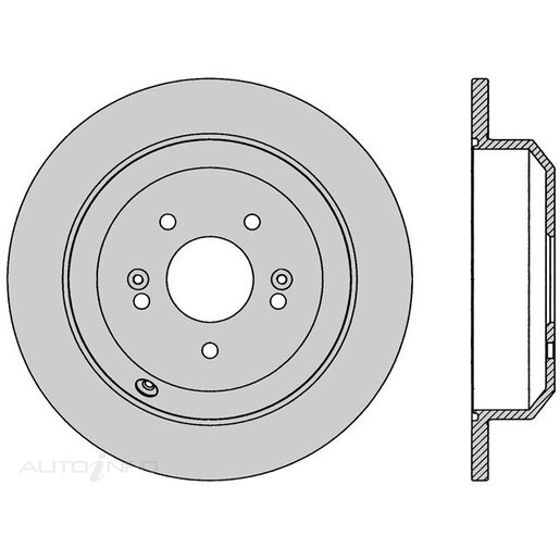 Protex Ultra Select Disc Rotor - Rear - SDR1210