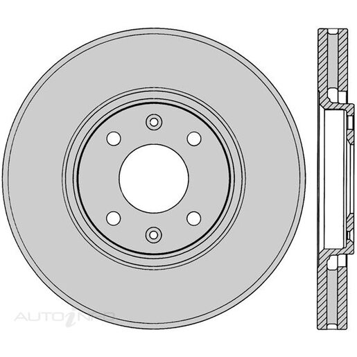 Protex Ultra Select Disc Rotor - Front - SDR12119