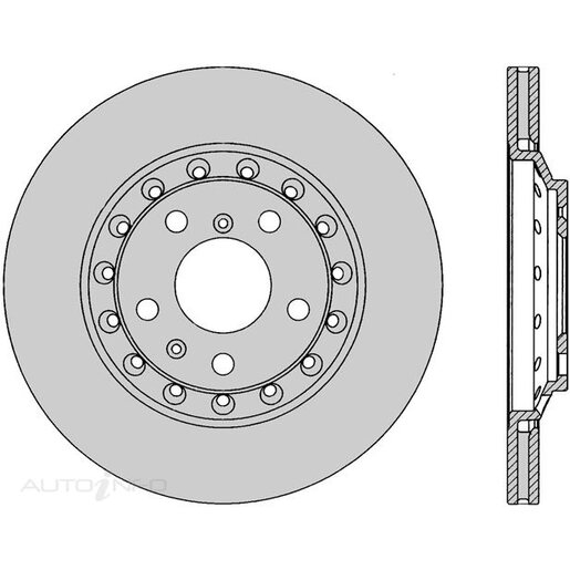 Protex Ultra Select Disc Rotor - Rear - SDR12337