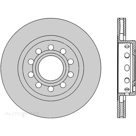 Protex Ultra Select Disc Rotor - Rear - SDR12338