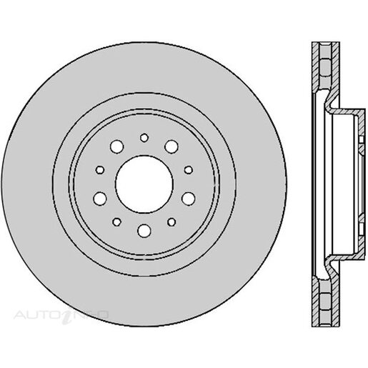 Protex Ultra Select Disc Rotor - Front - SDR12377