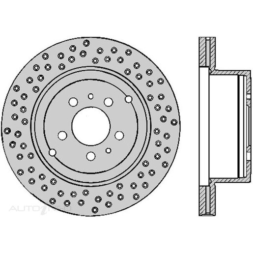 Protex Ultra Select Disc Rotor - Rear - SDR12379X