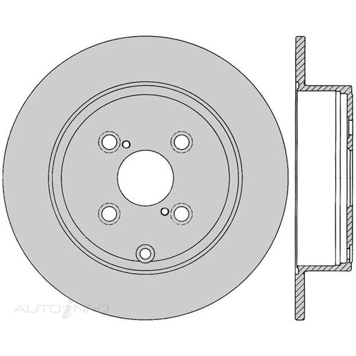 Protex Ultra Select Disc Rotor - Rear - SDR12390