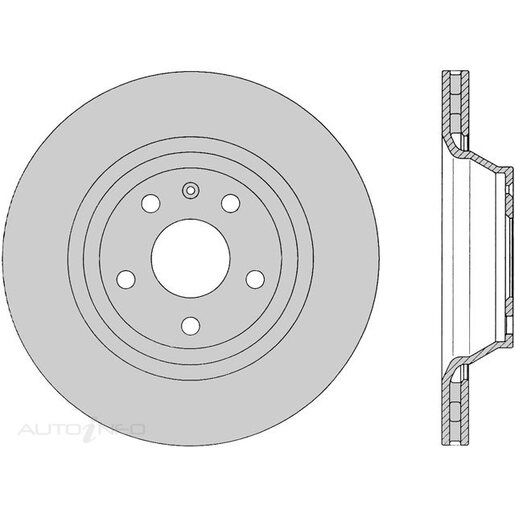 Protex Ultra Select Disc Rotor - Rear - SDR12576