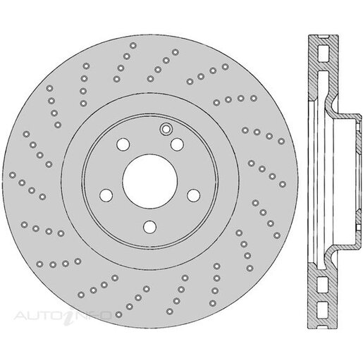 Protex Ultra Select Disc Rotor - Front - SDR12664X