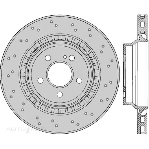 Protex Ultra Select Disc Rotor - Rear - SDR12665X