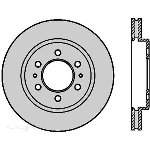 Protex Ultra Select Disc Rotor - Front - SDR12711