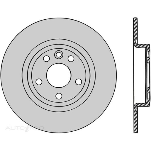 Protex Ultra Performance Disc Rotor - Rear - PDR1260H