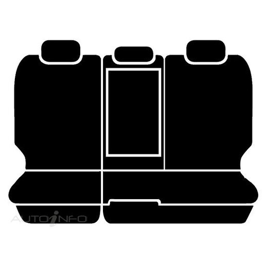 Ilana Esteem Seat Cover Black To Suit Outlander 8/21 Onwards - EST7228BLK