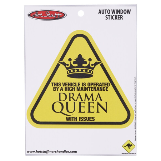 Hot Stuff Drama Queen Sticker - SH532