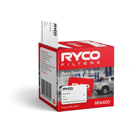 Ryco Service Stickers - RFA400