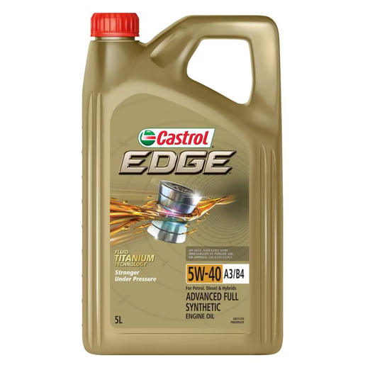 Castrol EDGE 5W-40 Full Synthetic Engine Oil 5L - 3421235