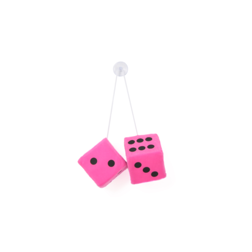 Streetwize Fluffy Dice Hot Pink - SWFD-P